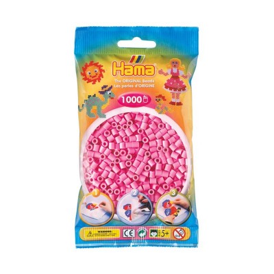 Sachet de 1000 perles hama midi : rose pastel  Hama    250740